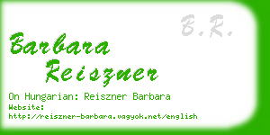 barbara reiszner business card